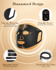 Photo-therapy mask, facial red light therapy cordless near infrared 850 NM 100 LED infrared mask