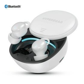 HyperGear SleepEEZ Mini Noise-Blocking True Wireless Earbuds for Sleeping (Color: White)