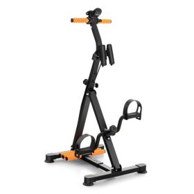 Foldable Exercise Bike Pedal Exerciser for Seniors (Type: Pedal Exerciser, Color: Yellow & Black)