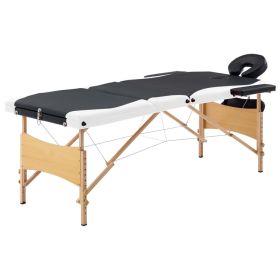 3 Zone Wood (Color: Black-White)