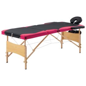 3 Zone Wood (Color: Black-Pink)