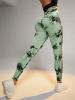 Women's Tie-Dye Cutout Yoga Pants High-Waist Leggings 3 Pack Deal with FREE SHIPPING