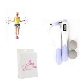 Home Gym Full Body Exerciser - Electronic Jump Skip Rope (Color: Blue)