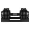 52 LBS Adjustable dumbbell steel and plastic