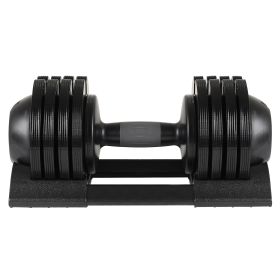 52 LBS Adjustable dumbbell steel and plastic (Color: as Pic)