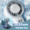 Gadget Handheld Turbo Jet Fan Mini Portable Ice Cold Fan Generation Brushless Motor Wind High Speed Duct Fans Violent Blower