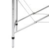 3-Zone Foldable Massage Table with Aluminum Frame