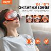 Heated Eye Massager Eye Care Device 5 Modes Bluetooth Music Foldable Vevor