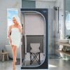 Portable Plus Full Size Far Infrared Sauna Tent – Spa, Detox, Therapy & Relaxation at Home