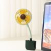 Mini Clip Fan  Pocket Fan USB Rechargeable