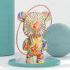 Small Desktop Fan: Cute Bear USB Charging Portable Suitable For Home Office Outdoor Travel
