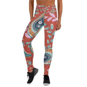 Yoga Leggings by Maiden-Art: Precision-cut and hand-sewn in colors and patterns to match your personal style VHS10 (size: XL)