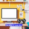 USB Desk Fan 5.5 Inch Powerful Table Fan Dual Head 360° Rotate Quiet 3 Speeds Wind Desktop USB Fan With 55 Inch USB Cable Home Office Indoor Outdoor