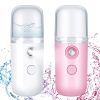Portable Nano Facial Mister - Handy Steamer for Hydrating and Mist  Eyelash Extensions - 30 ml USB Mist Handy Sprayer for Facial Hydrating