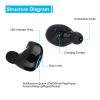 Wireless TWS Stereo Earbuds – Clear Sound, One-Touch Control, Noise Reduction & Charging Pod