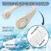 Mountain Breeze Cooling Neck Fan, 180° of blowing air outlets Wearable-Hands Free & Ultra-Quiet, USB Rechargeable for Travel, Gym