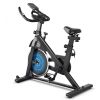 Adjustable Resistance Silent Belt Drive Gym Indoor Stationary Bike (Blue or Red)