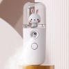 Cooling mist from Cute Rabbit, Humidifier.  Facial Sprayer, Face Mister,  Mini Handy Rechargeable Skin Care Gift