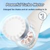 Mountain Breeze Cooling Neck Fan, 180° of blowing air outlets Wearable-Hands Free & Ultra-Quiet, USB Rechargeable for Travel, Gym