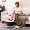 Portable All-In-One Heated Foot Spa Bath Motorized Massager blue, brown or white