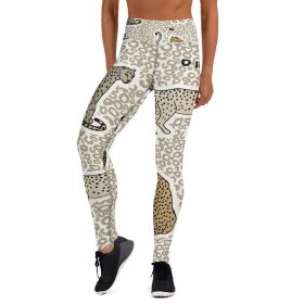 Yoga Leggings by Maiden-Art: Precision-cut and hand-sewn in colors and patterns to match your personal style VHS8 (size: L)