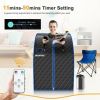 Portable Personal Steam Sauna Spa with 3L Blast – Home Spa Detox & Relaxation