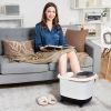 Portable All-In-One Heated Foot Spa Bath Motorized Massager blue, brown or white
