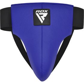 RDX R1 Martial Arts Groin Guard (Color: BLUE/BLACK, size: S)