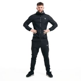 RDX H2 Weight Loss Sauna Suit (Color: Black, size: M)