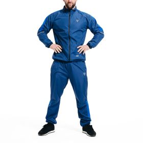 Copy of RDX C1 Weight Loss Sauna Suit (Color: Blue, size: L)
