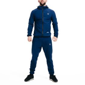 RDX H2 Weight Loss Sauna Suit (Color: Navy blue, size: M)