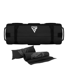 RDX Fitness Sandbag for Workout (Color: Black, size: 5 TO 25 LB)