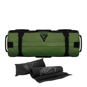 RDX Fitness Sandbag for Workout (Color: ARMY GREEN, size: 5 TO 25 LB)