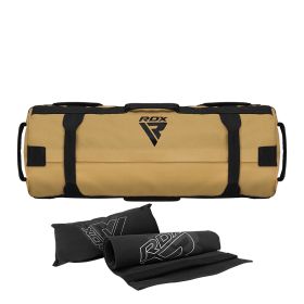 RDX Fitness Sandbag for Workout (Color: Khaki, size: 5 TO 25 LB)