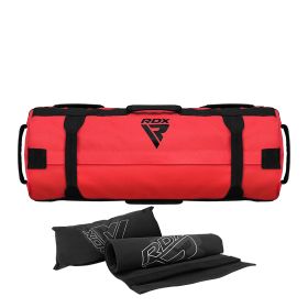 RDX Fitness Sandbag for Workout (Color: Red, size: 25 TO 75 LB)