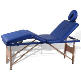Massage Table (Color: Blue)