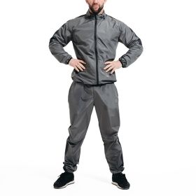 Weight Loss Sauna Suit — RDX C1 size 3 X (Color: gray, size: 3XL)