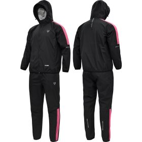 RDX H1 Weight Loss Sauna Suit Pink For Women (Color: Pink, size: M)