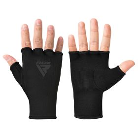 RDX HI Inner Gloves Hand Wraps (Color: Black, size: S)