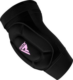 RDX Elbow Foam Pad OEKO-TEXÂ®Â Standard 100 certified (Color: BLACK/PINK, size: M)