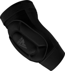 RDX Elbow Foam Pad OEKO-TEXÂ®Â Standard 100 certified (Color: BLACK/BLACK, size: L)
