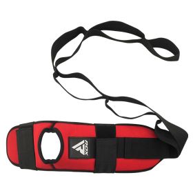 RDX Leg & Foot Stretcher for Workout (Color: Red, size: Standard Size)