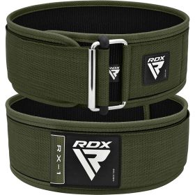 RDX RX1 Weight Lifting Belt (Color: ARMY GREEN, size: S)