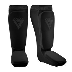 RDX SIB Shin Instep Guard OEKO-TEXÂ® Standard 100 certified (Color: Black, size: S)