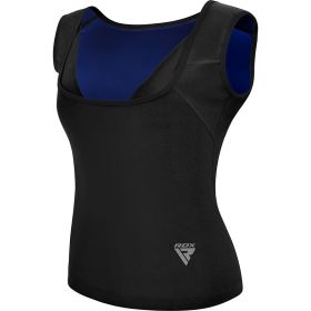 RDX W1 Women Sweat Vest Without Zipper (Color: Black, size: S)