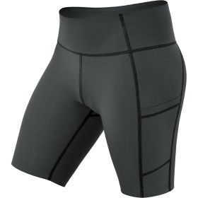 RDX W1 Women Sweat Shorts (Color: Grey, size: S)