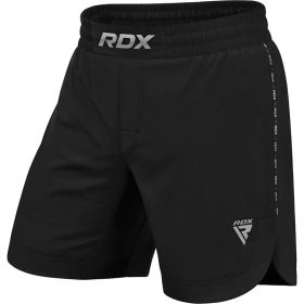 RDX T15 MMA Fight Shorts (Color: Black, size: S)