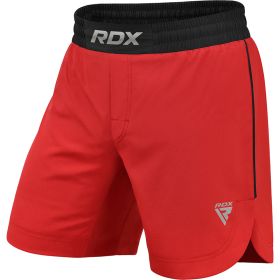 RDX T15 MMA Fight Shorts (Color: Red, size: 2XL)