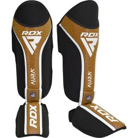 RDX SHIN INSTEP AURA PLUS T-17 (Color: BLACK GOLDEN, size: S)