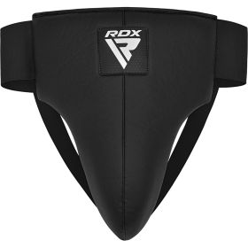 RDX R1 Martial Arts Groin Guard (Color: Black, size: L)